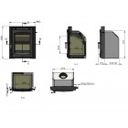 Ecosy+ Hampton 5 Inset  - Wood Burning Stove